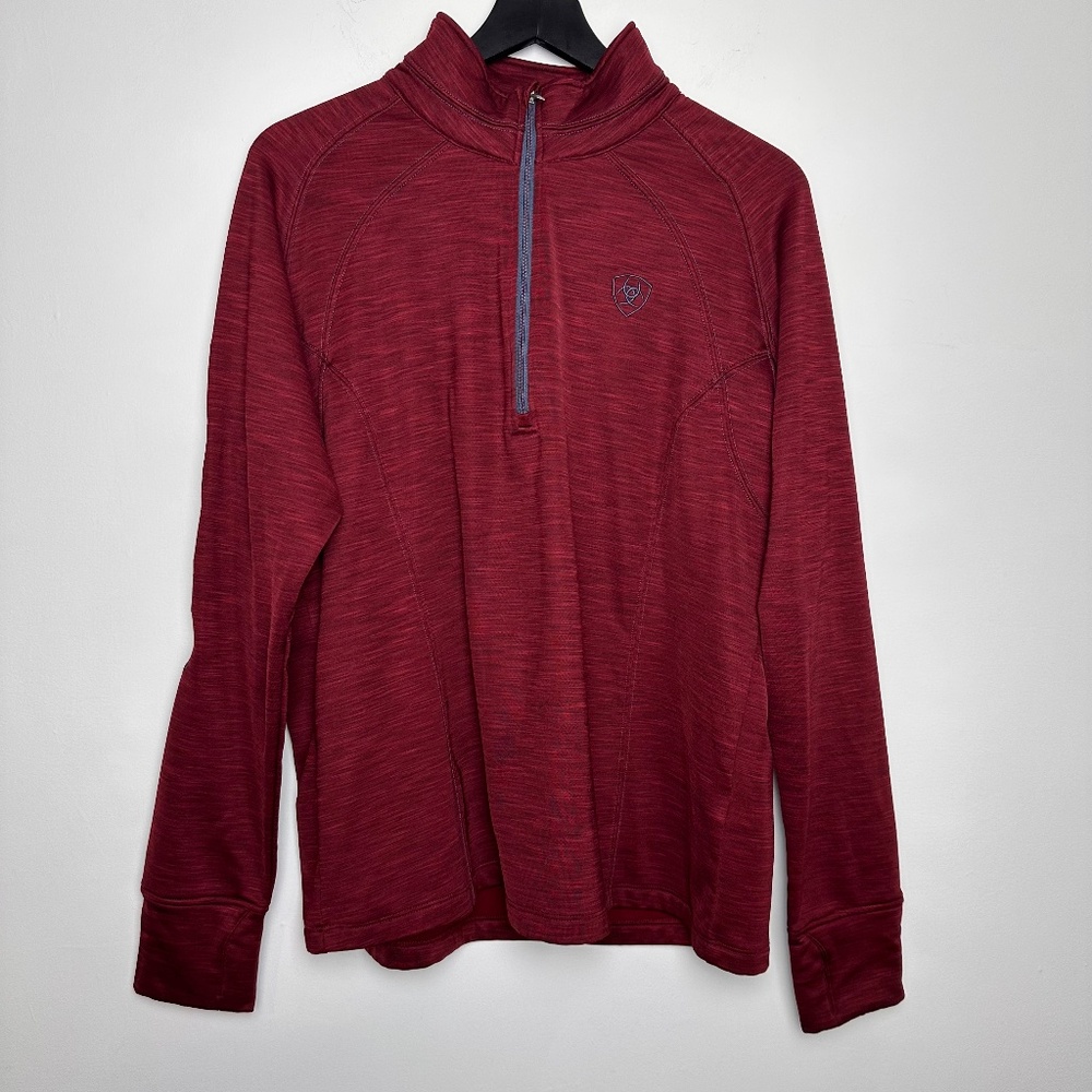 ARIAT TEK TEAM 1/2 ZIP SWEATSHIRT - Picture 2 of 8
